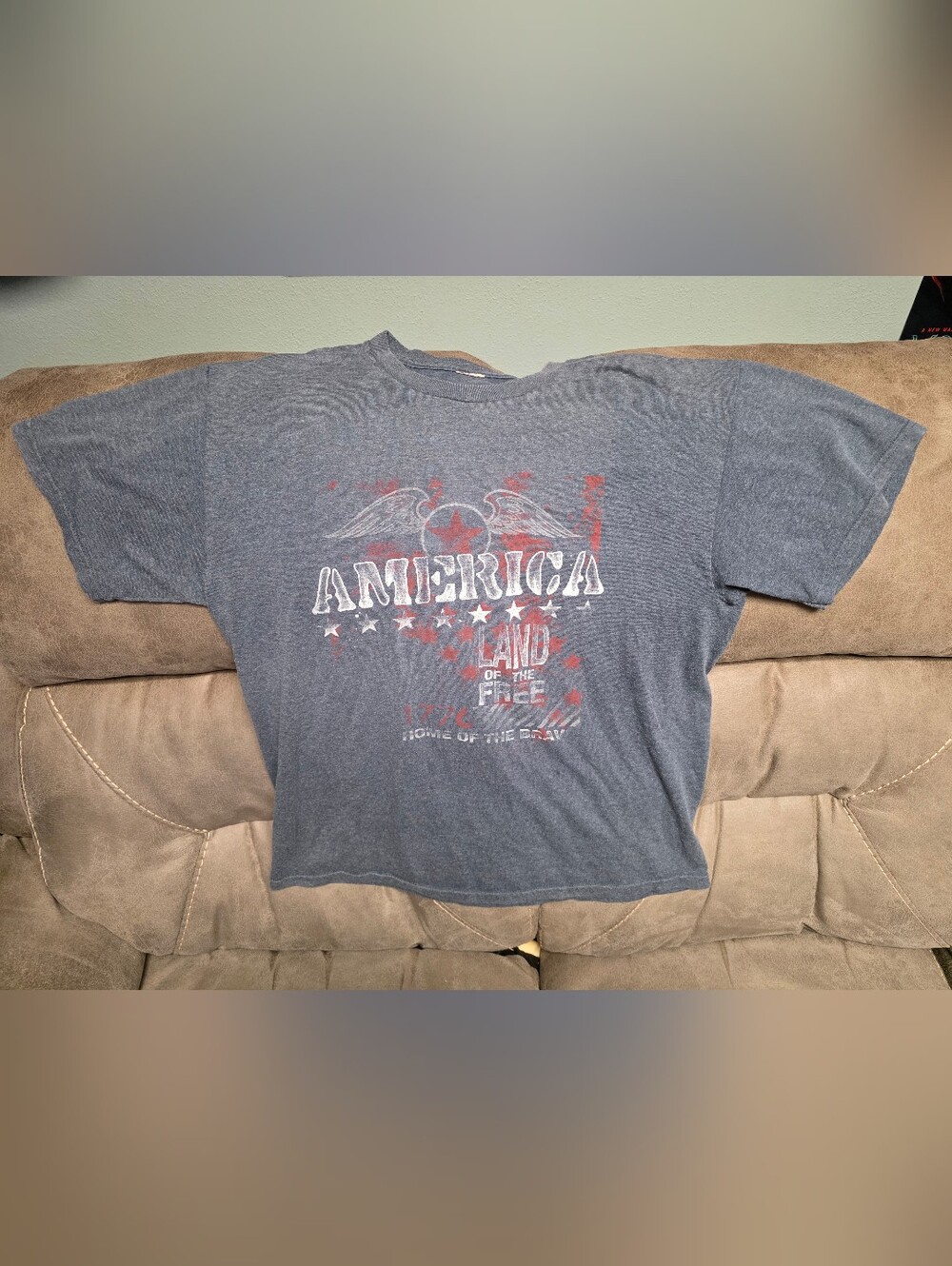 Patriotic graphic t-shirt Large size no tag